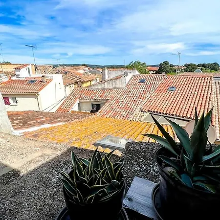 Terrasse 360° Avec Vue Sur Vallee, Sans Vis A Vis شقة Poussan
