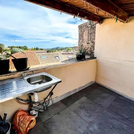 Terrasse 360° Avec Vue Sur Vallee, Sans Vis A Vis شقة Poussan